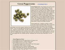 Tablet Screenshot of green-peppercorns.com
